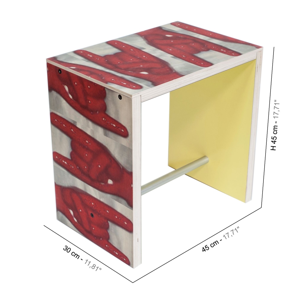 Covo Sgabello Nordico Verace h 45 cm