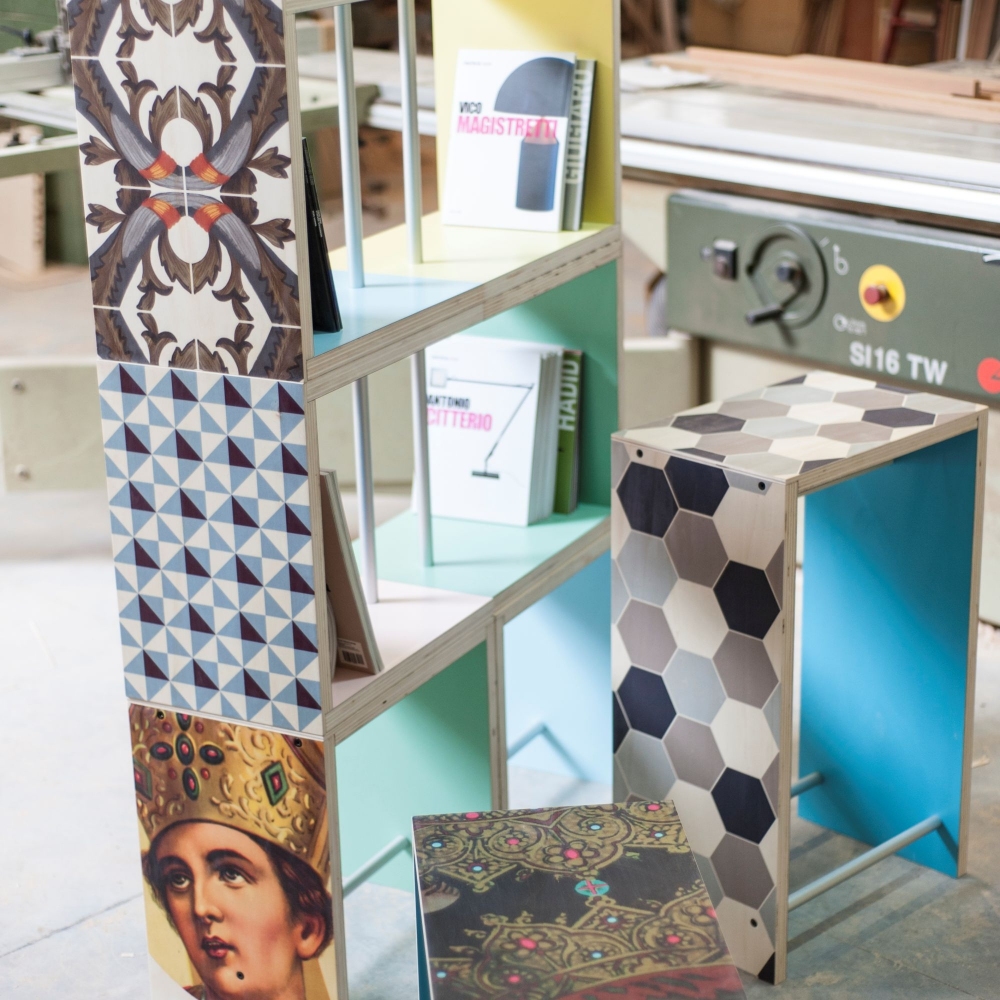 Covo Sgabello Nordico Verace h 45 cm