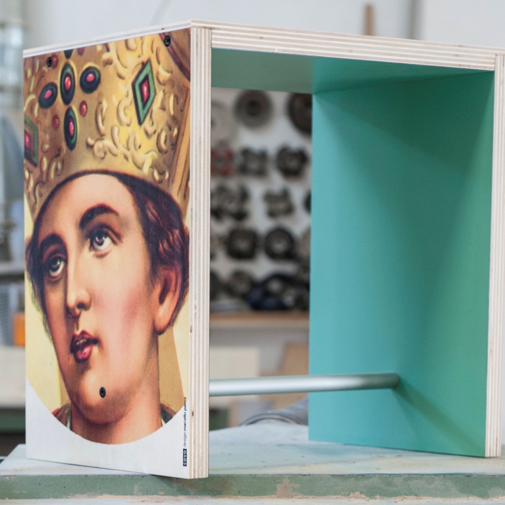 Covo Sgabello Nordico Verace h 45 cm