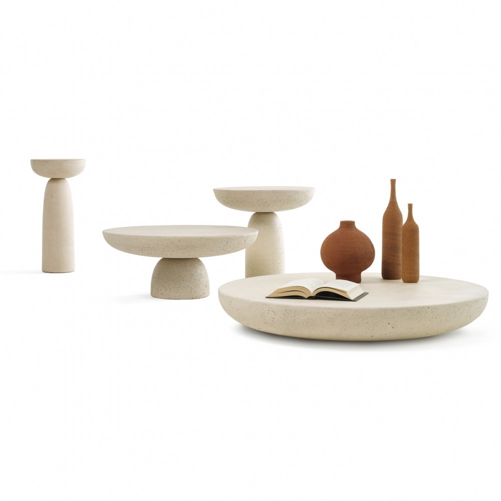 Mogg Tavolino in cemento Olo diam.30 cm x h 61 cm