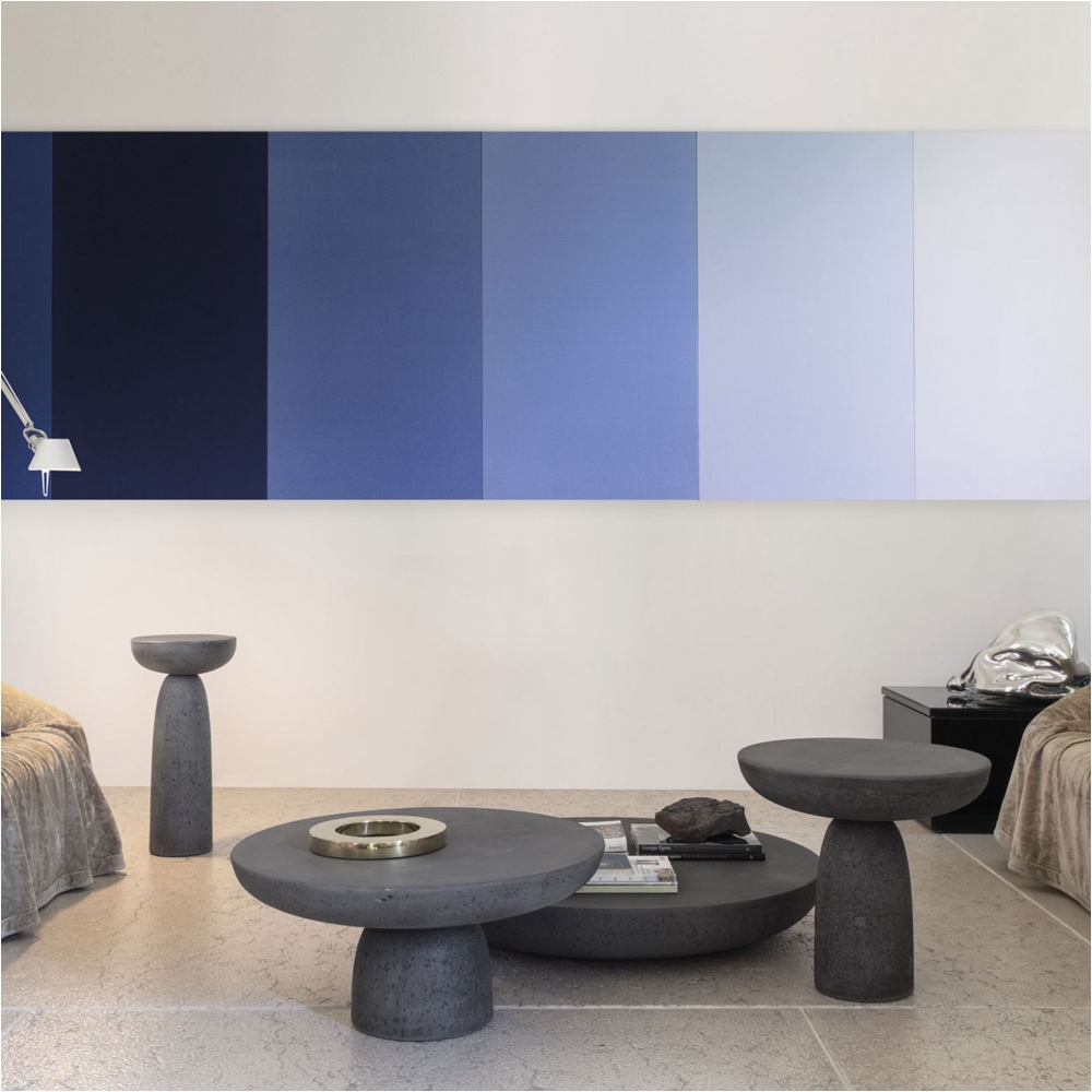 Mogg Tavolino in cemento Olo diam.50 cm x h 47 cm