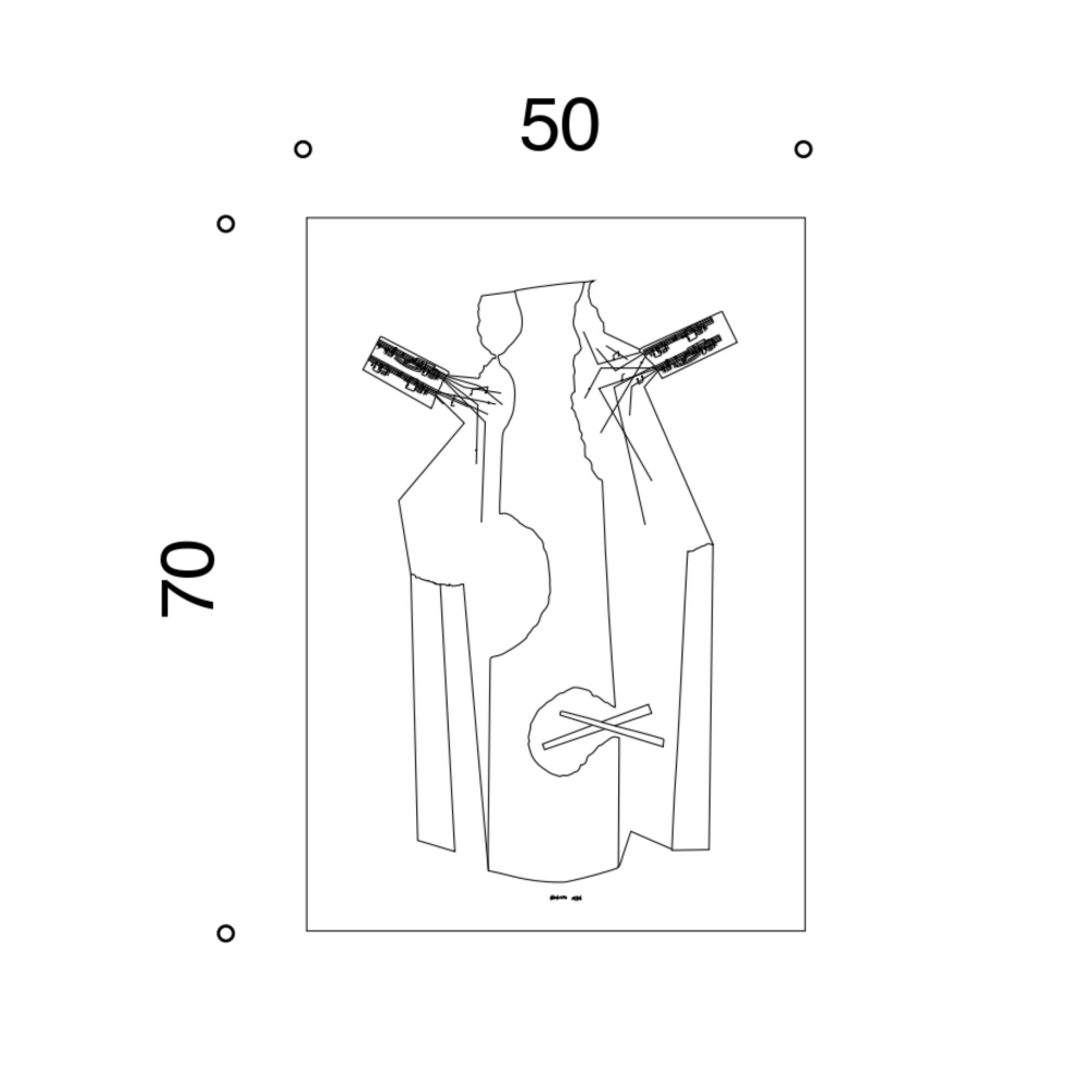Danese Milano Serigrafia Ricostruzione Teorica di un Oggetto Immaginario