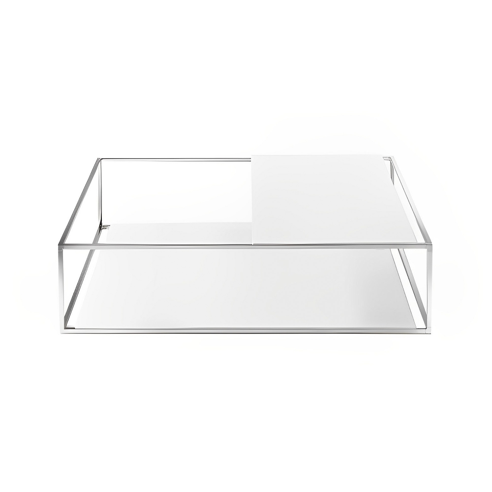 Desalto Tavolino Helsinki 15 outdoor con piano superiore parziale cm 118x118 h 30 cm