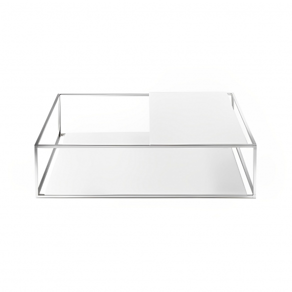 Desalto Tavolino Helsinki 15 outdoor con piano superiore parziale cm 118x118 h 30 cm