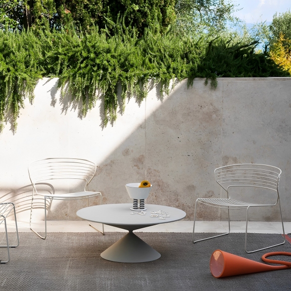 Desalto Tavolino Mini Clay outdoor diam 50 h 45 cm