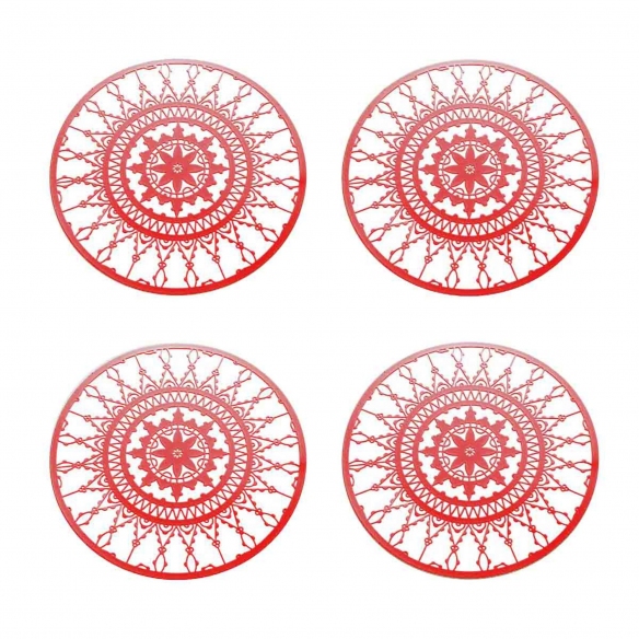 Driade 4 Sottobicchieri Rotondi Italic Lace