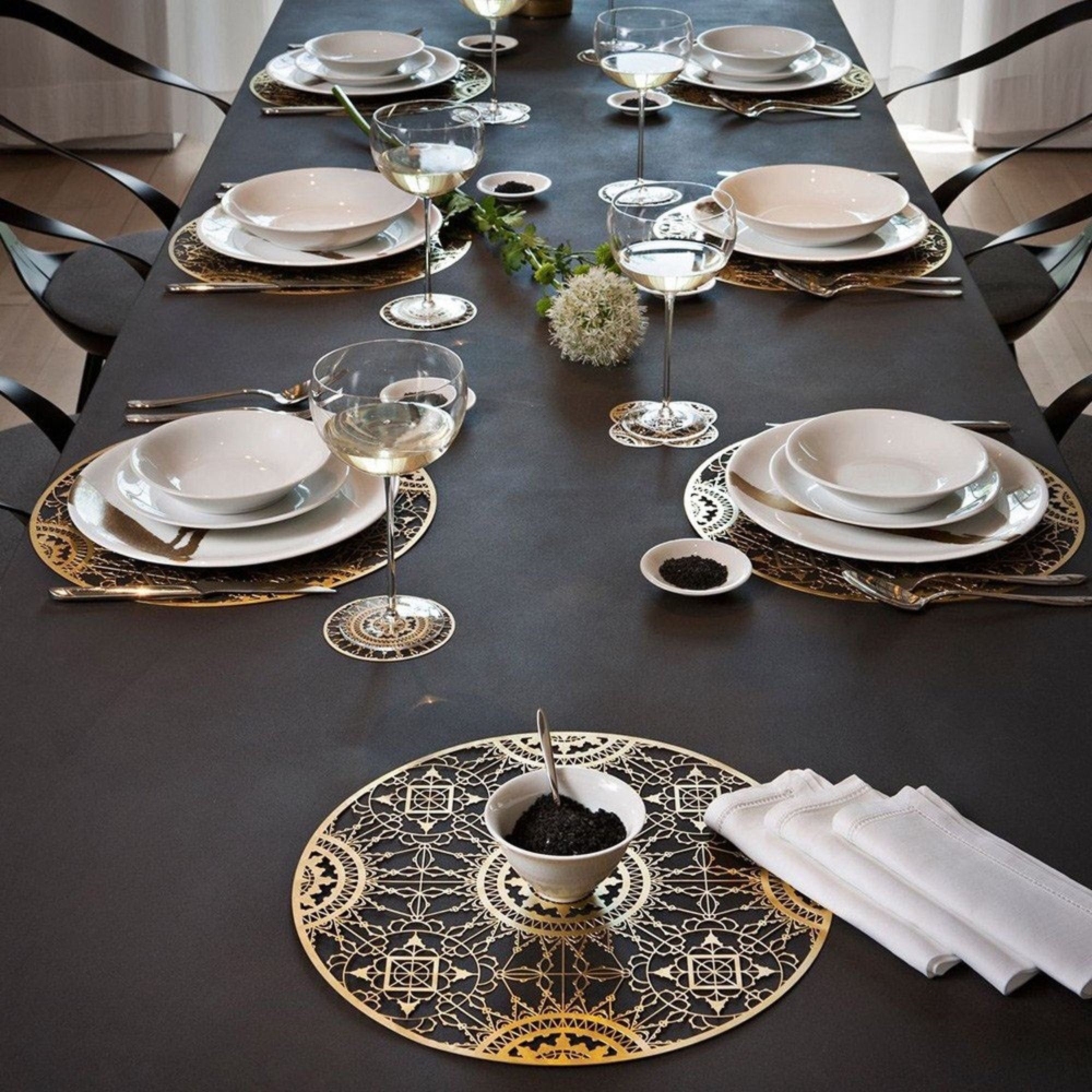 Driade 4 Sottobicchieri Rotondi Italic Lace