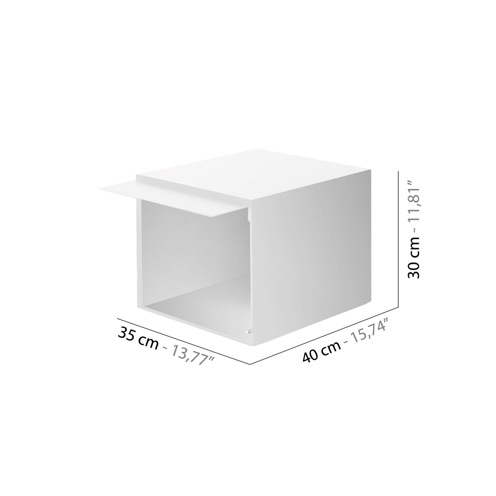 Desalto Accessorio - Contenitore per porta TV Sail cm 35x40x30