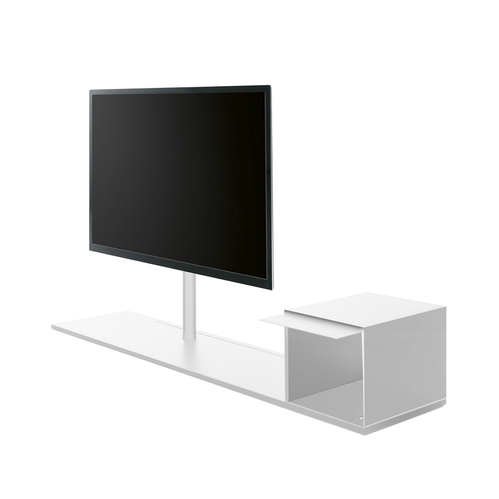 Desalto Sail Porta TV max 65" base 40x190  h 94 cm posizionamento TV a sinistra
