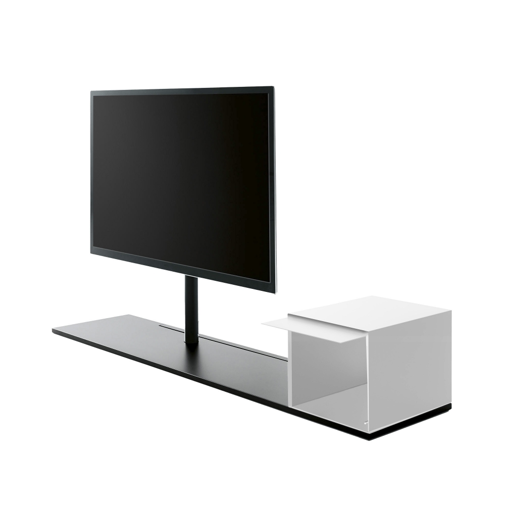 Desalto Sail Porta TV max 65" base 40x190  h 94 cm posizionamento TV a sinistra