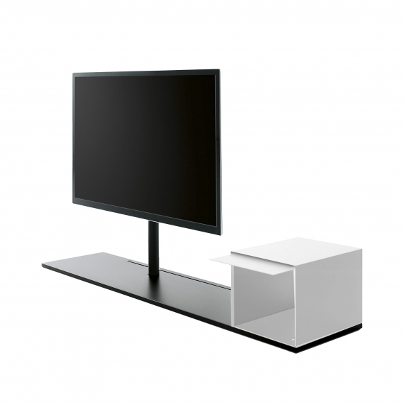 Desalto Sail Porta TV max 65" base 40x190  h 94 cm posizionamento TV a sinistra