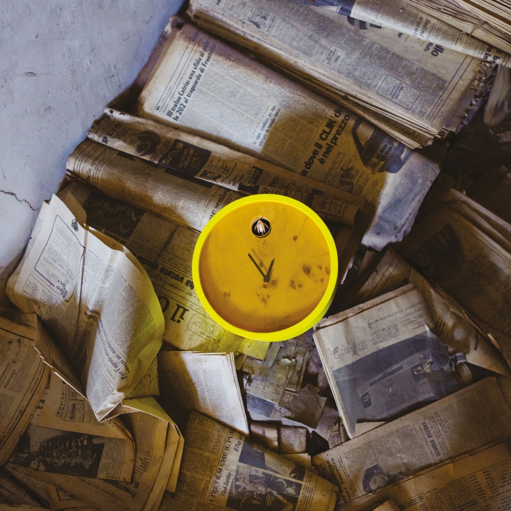 Domeniconi Dakar Fluo wall clock