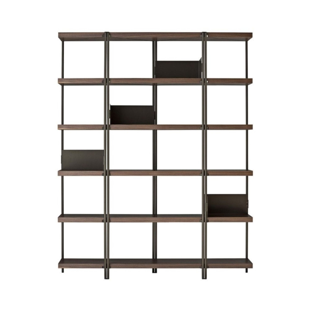 Driade Zigzag bookcase H 201 Rovere