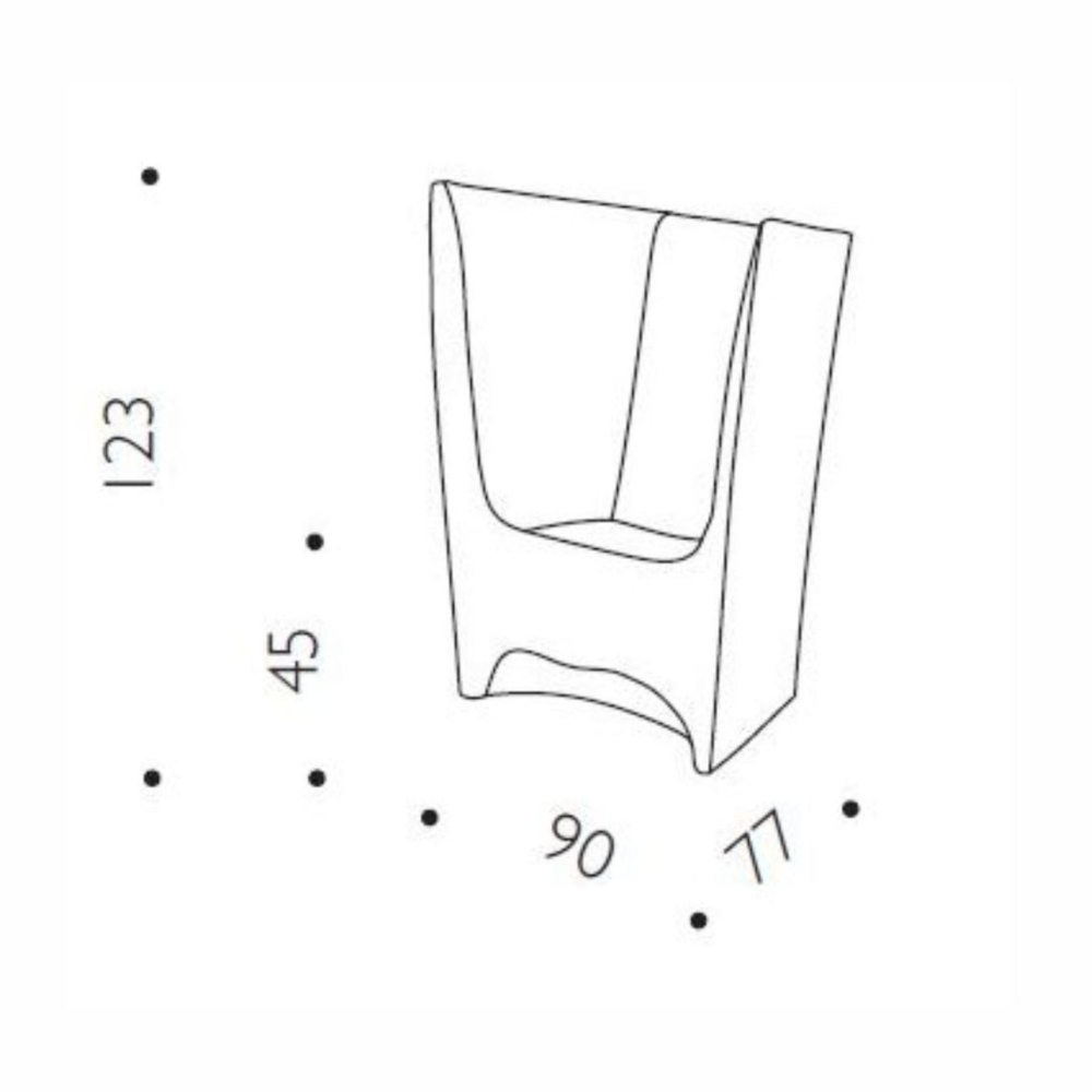 Driade Pliè armchair