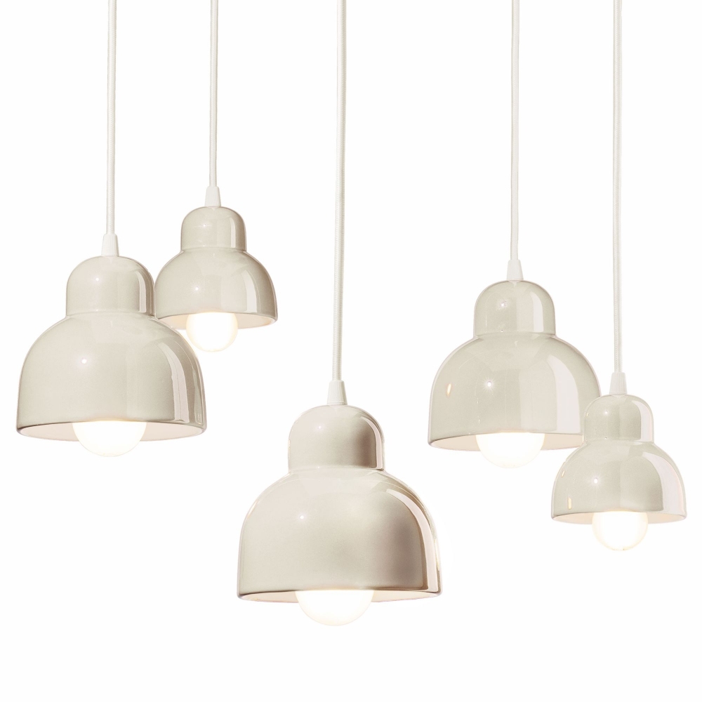 Ferroluce Lampada a sospensione 5 luci Berimbau C2605