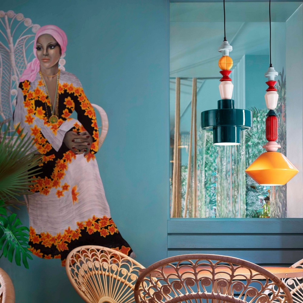 Ferroluce Lampada a sospensione Lariat C2530