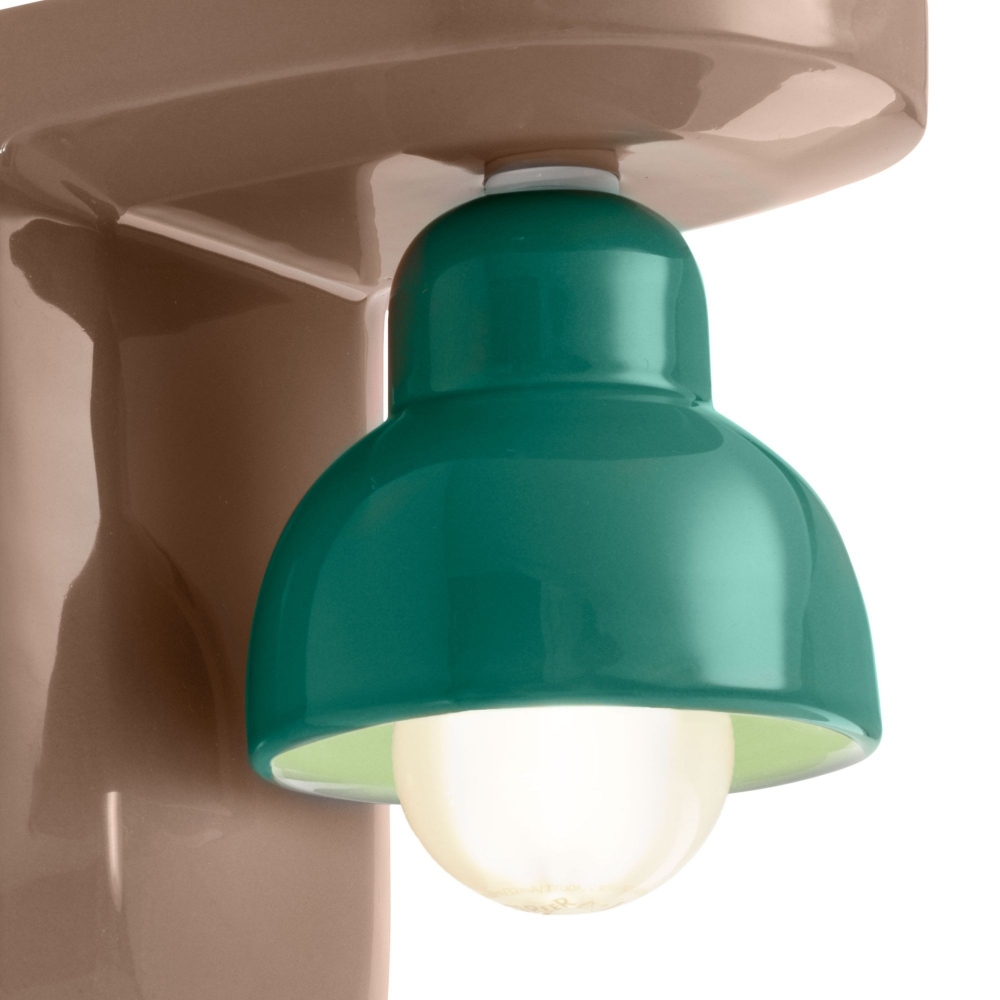 Ferroluce Lampada da parete Berimbau C2600
