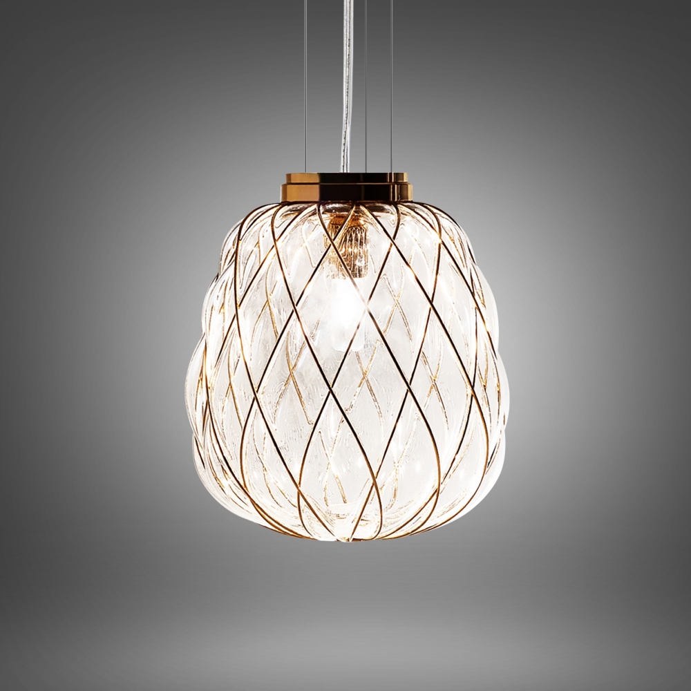 Fontana Arte Lampada a sospensione Pinecone media