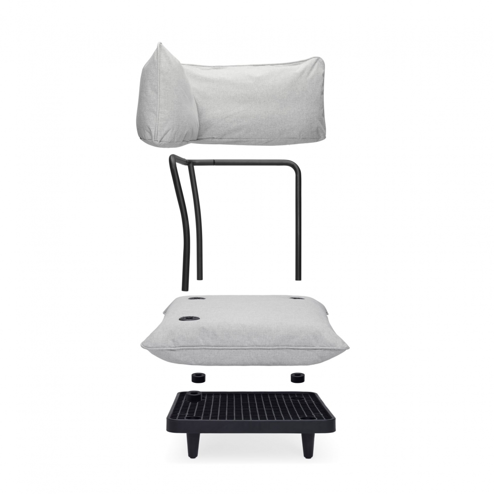 Fatboy Composizione divano con tavolino Paletti medium