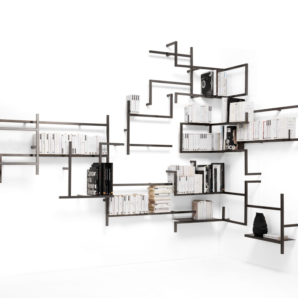 Mogg Libreria da parete Antologia - Modulo F (appendiabiti)