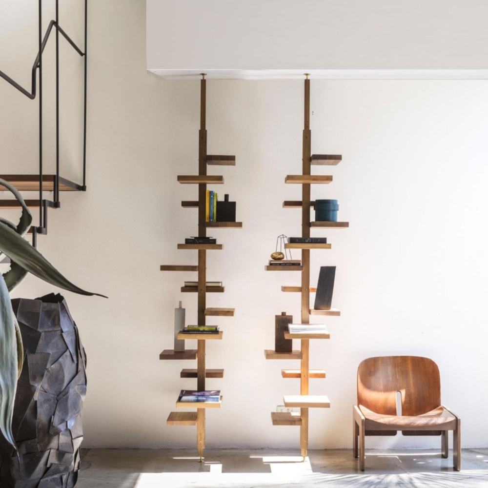 Mogg Libreria etagere terra-soffitto Adelaide Wood