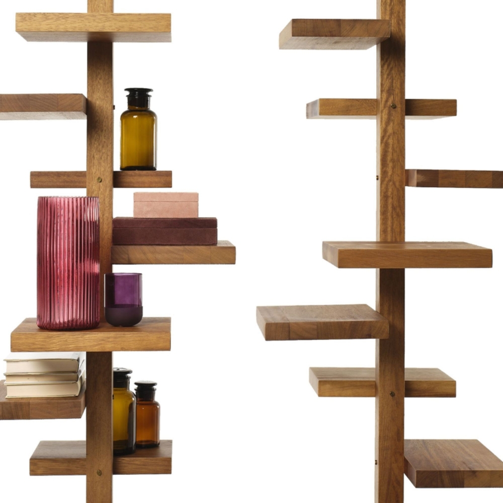 Mogg Libreria etagere terra-soffitto Adelaide Wood