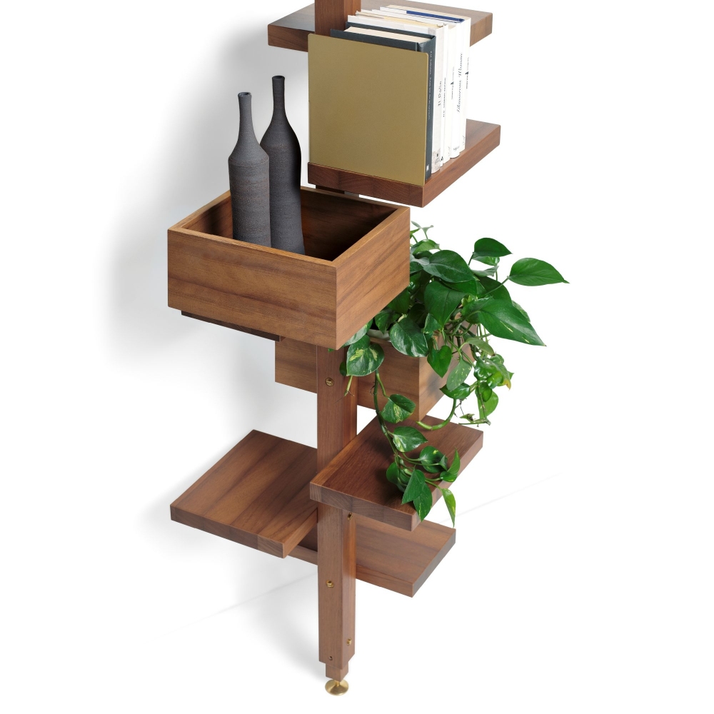 Mogg Libreria etagere terra-soffitto Adelaide Wood