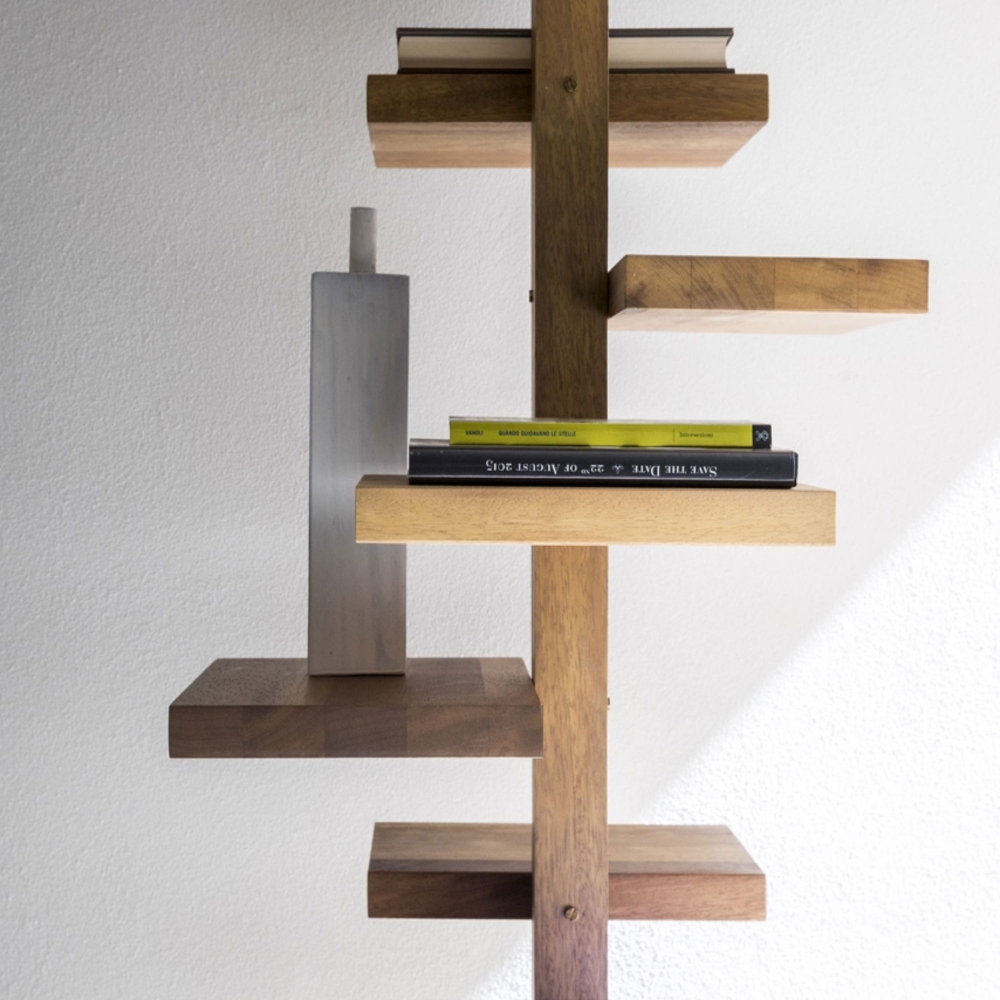 Mogg Libreria etagere terra-soffitto Adelaide Wood