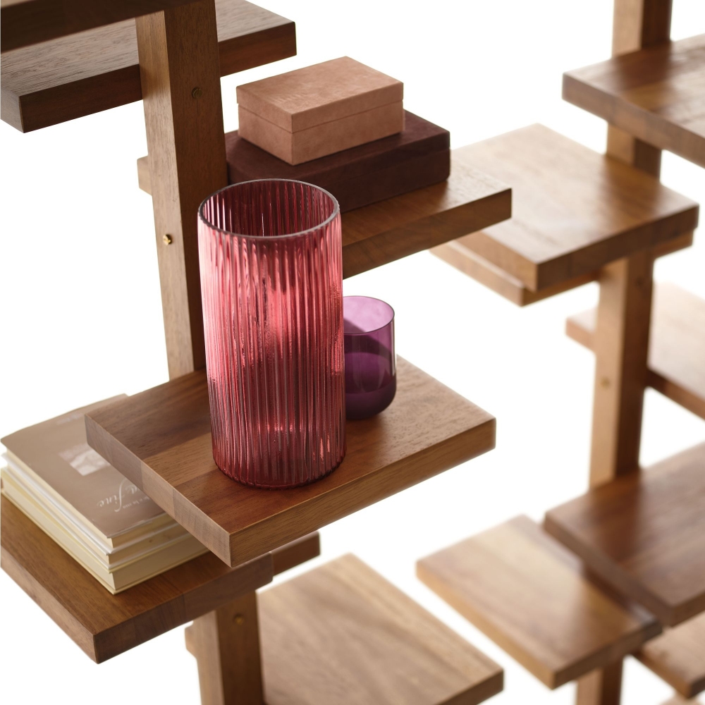 Mogg Libreria etagere terra-soffitto Adelaide Wood