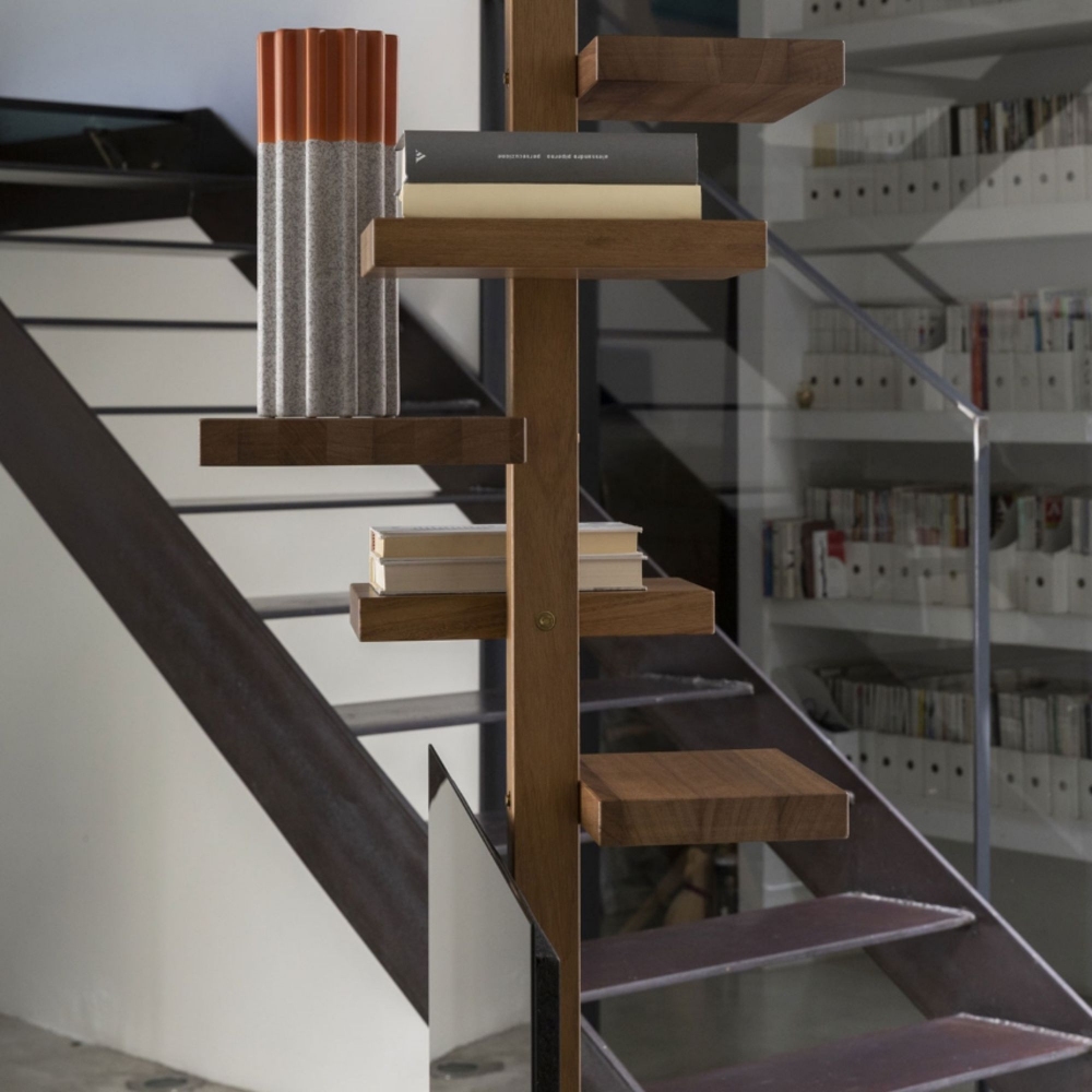 Mogg Porta TV etagere terra-soffitto Adelaide Wood