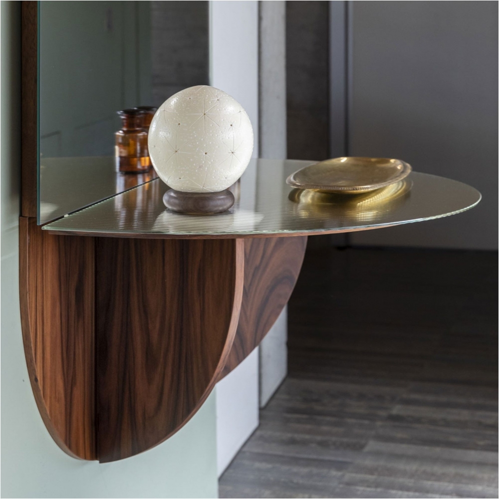 Mogg Specchio/consolle ovale Brame