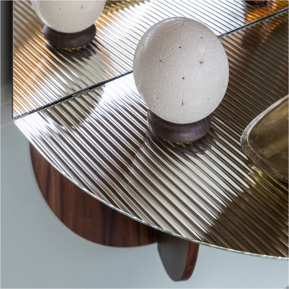 Mogg Specchio/consolle ovale Brame