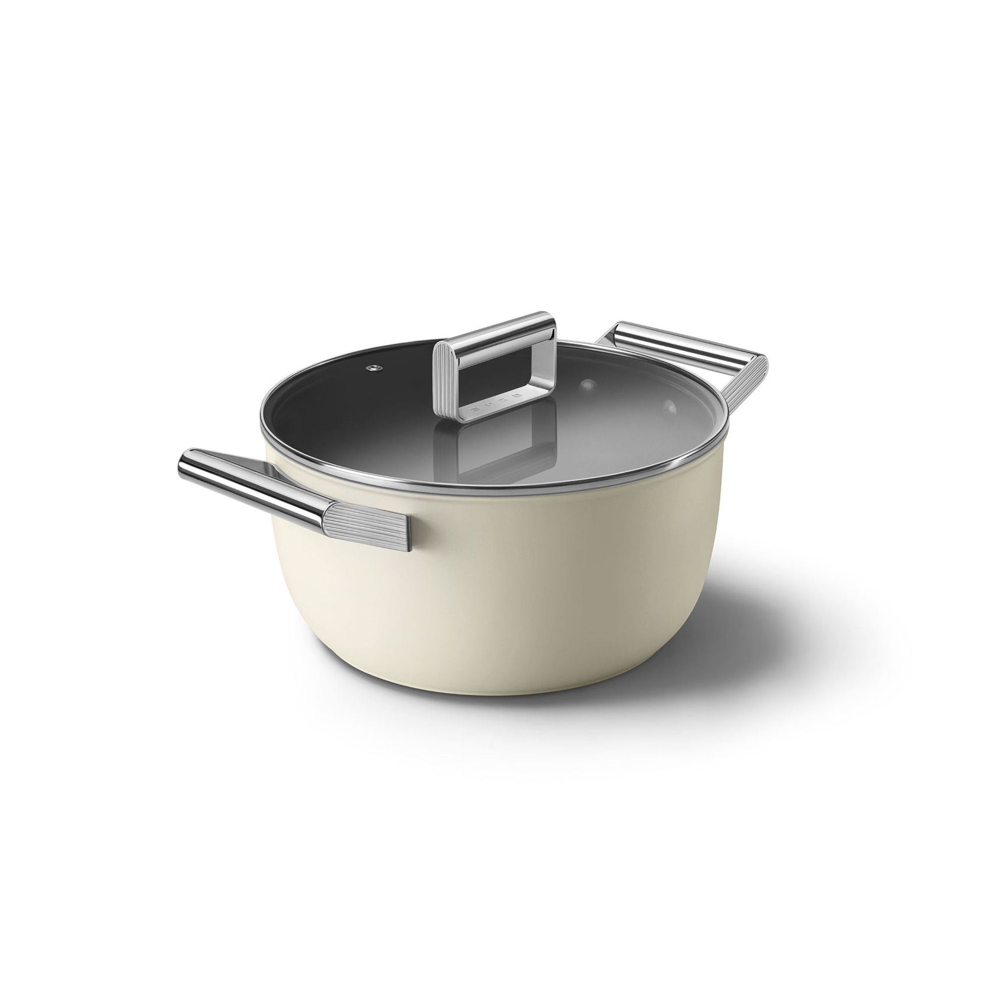 Mini Casseruola In Ghisa Antiaderente 20 Cm - Wok Poco Profondo Per Fornelli A Induzione E Gas - Nero
