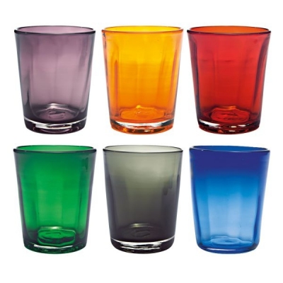 Zafferano 6 bicchieri assortiti Bei cl.32