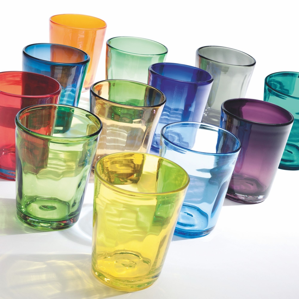 Zafferano 6 bicchieri assortiti Bei cl.32