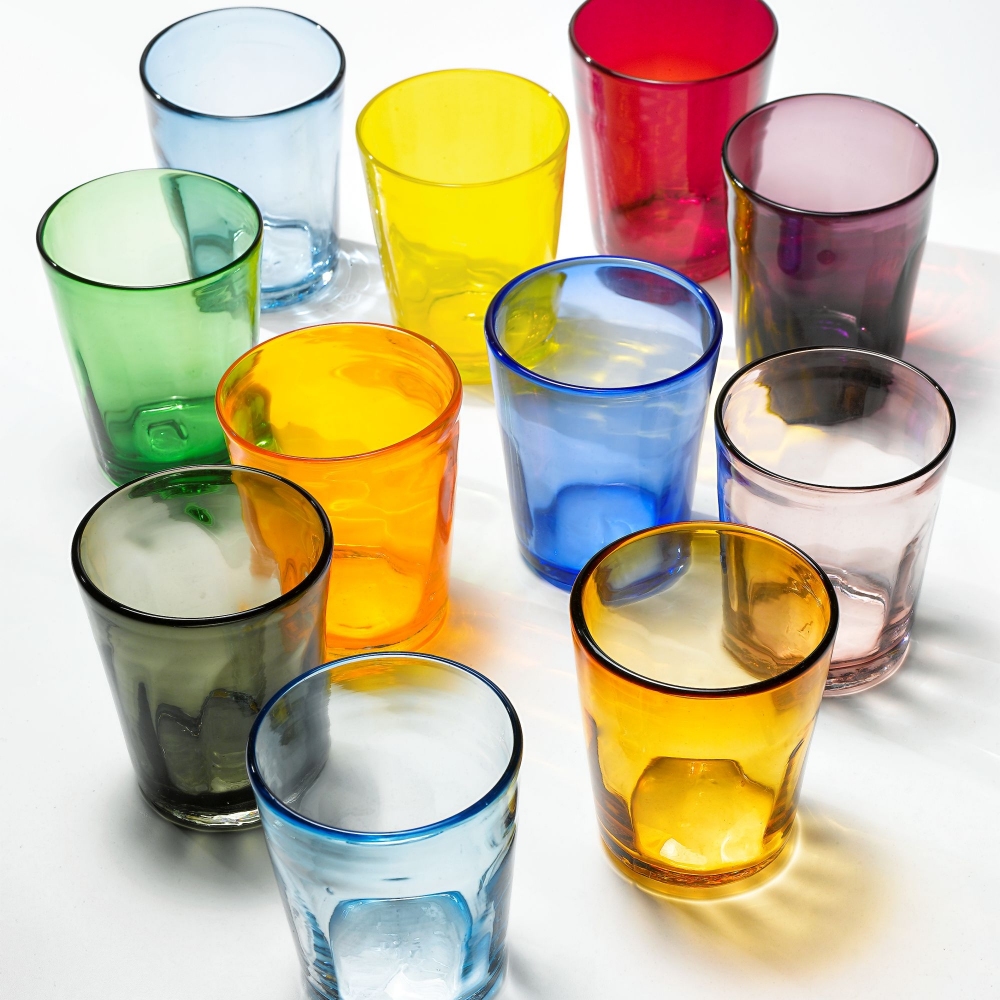 Zafferano 6 bicchieri assortiti Bei cl.32