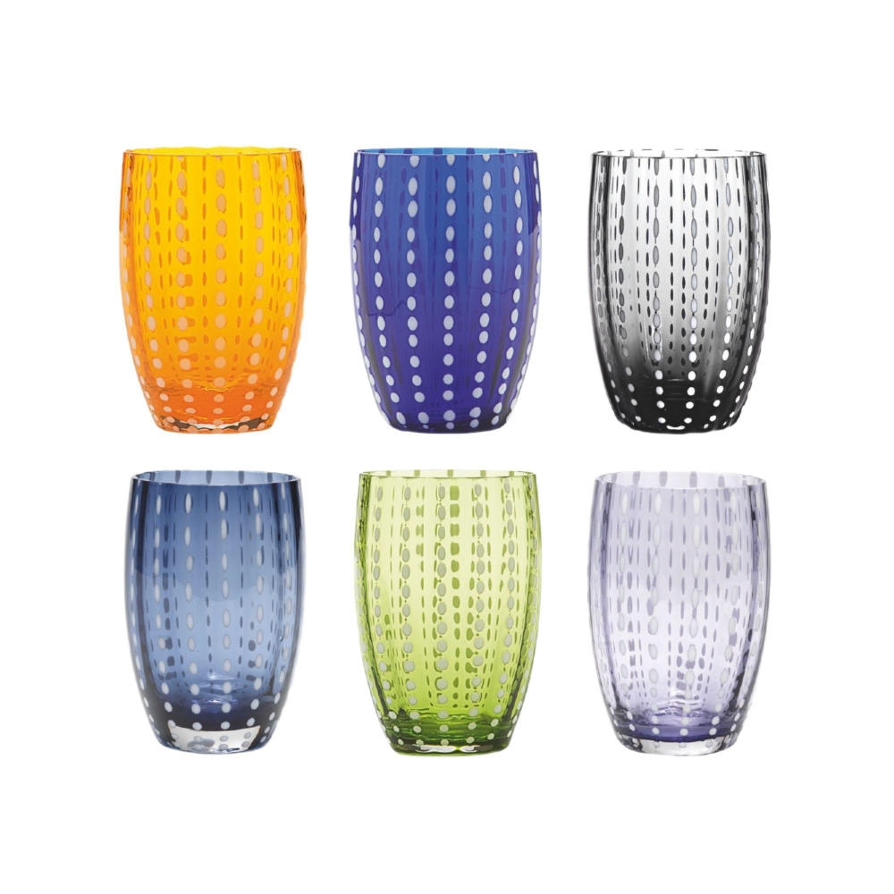 Zafferano 6 Perle glasses - assorted...