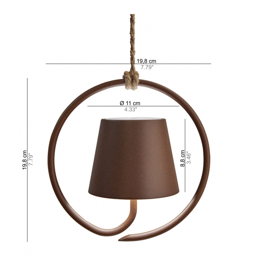 Zafferano lampada a sospensione Poldina