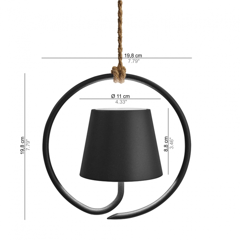 Zafferano lampada a sospensione Poldina