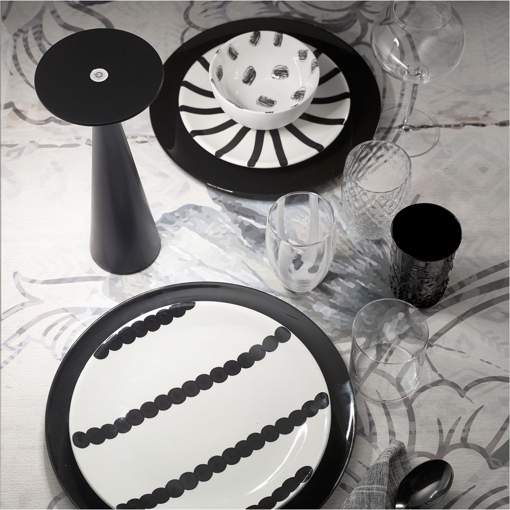 Zafferano Lampada da tavolo Dama Pro Led ricaricabile