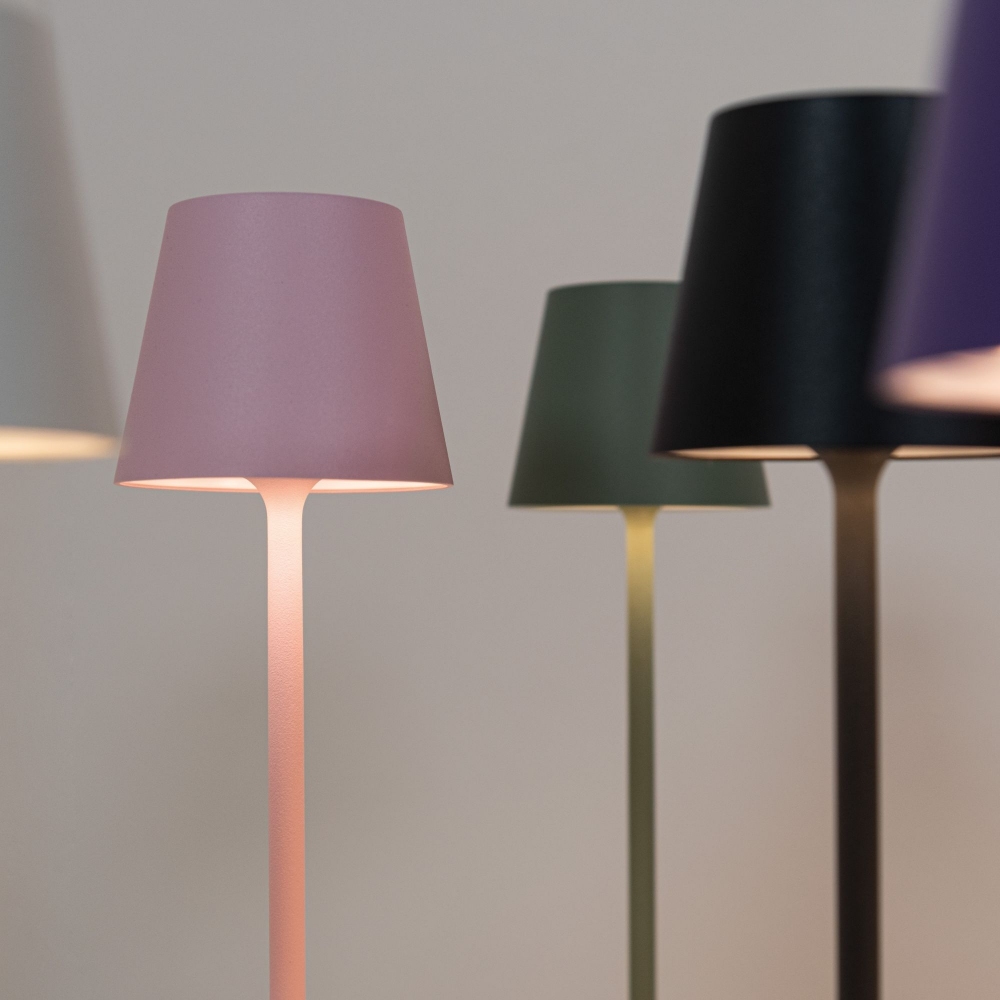 Zafferano Lampada da tavolo Poldina Pro Micro Led ricaricabile