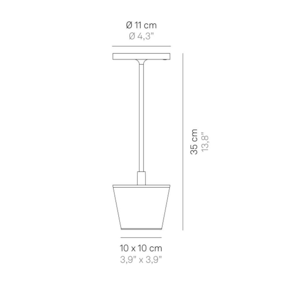 Zafferano Lampada da tavolo Poldina Pro Reverso