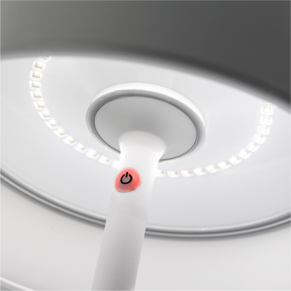 Zafferano Lampada da tavolo Poldina Pro XXL Led ricaricabile