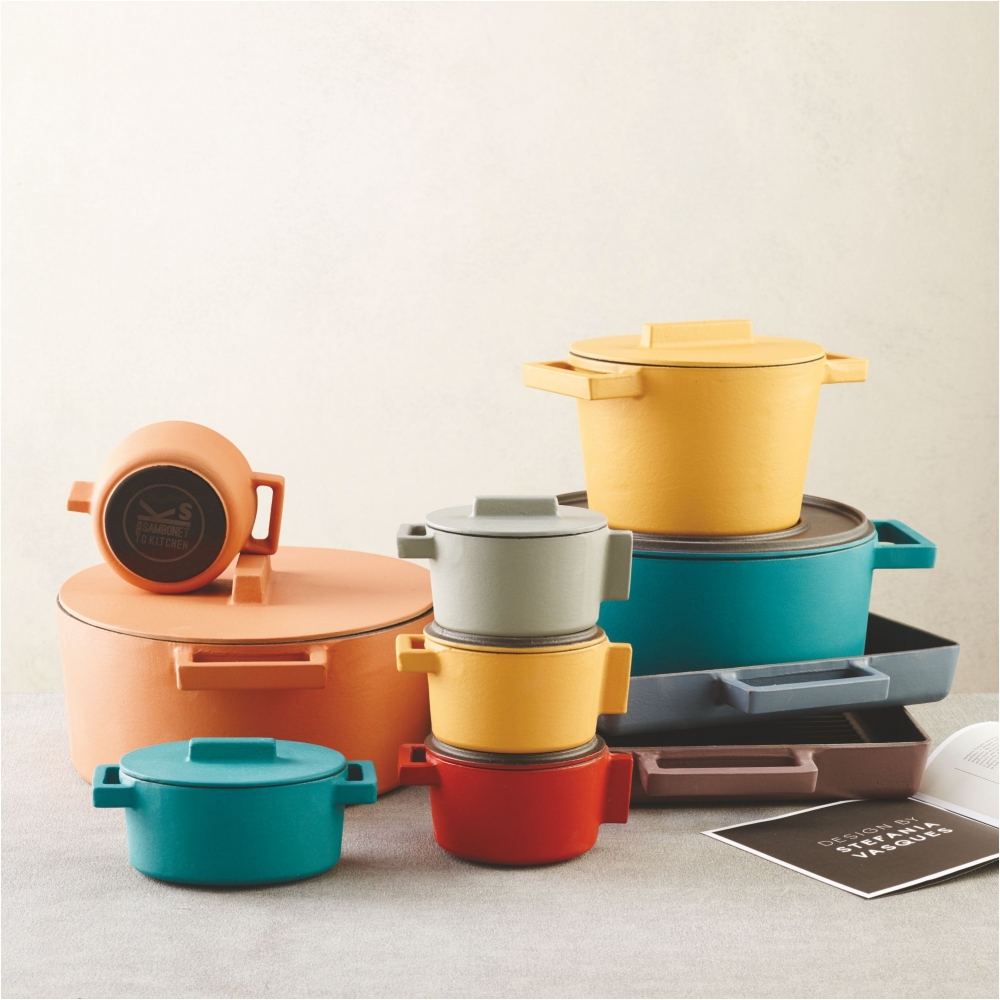 Sambonet Casseruola alta Terra.Cotto Cast Iron diam. 10 cm