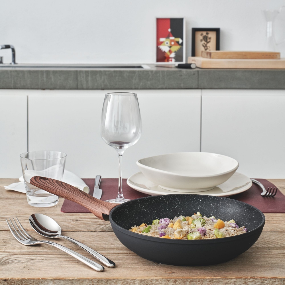 Sambonet Rock 'N' Rose frypan diam. 24 cm