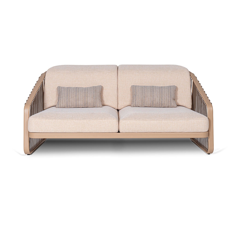 Coro Sally sofa with armrests 170x97 long rope