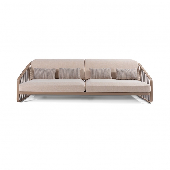 Coro Sally sofa with armrests 250x97 long rope