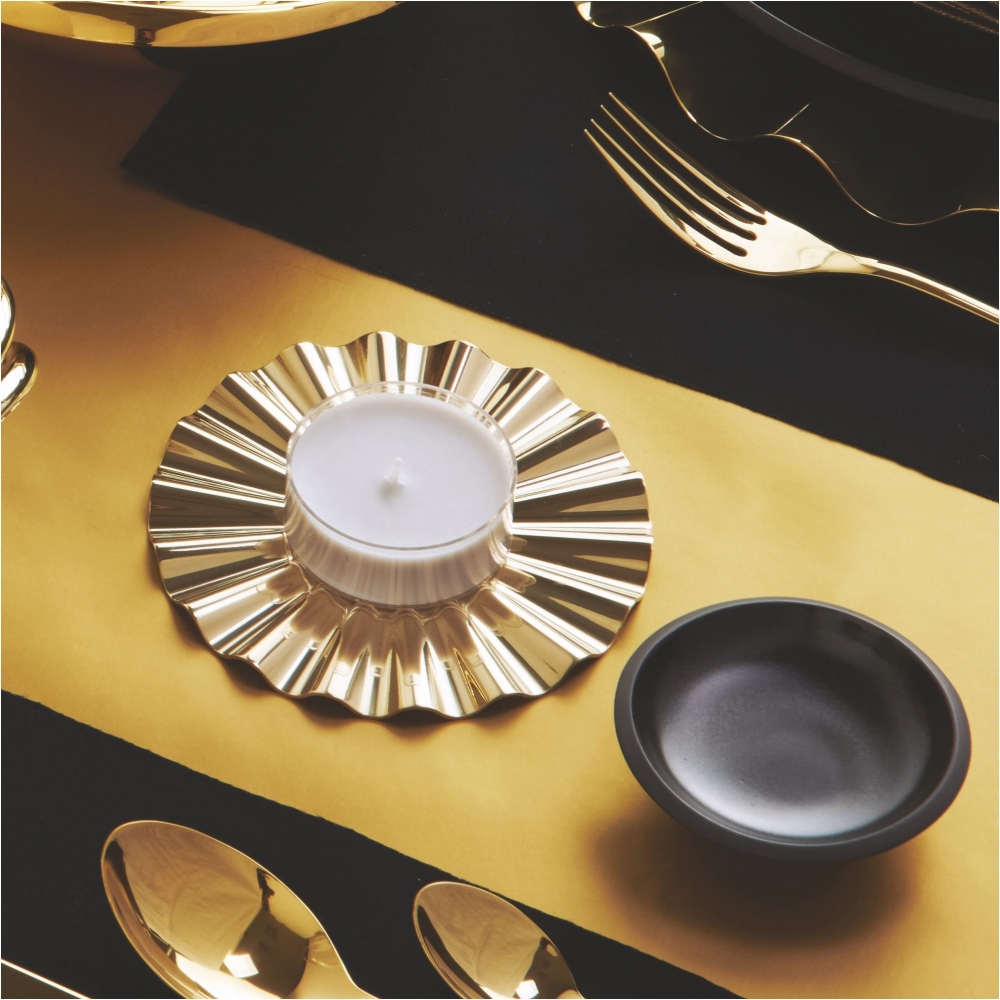 Sambonet Kyma saucers diam. 12 cm