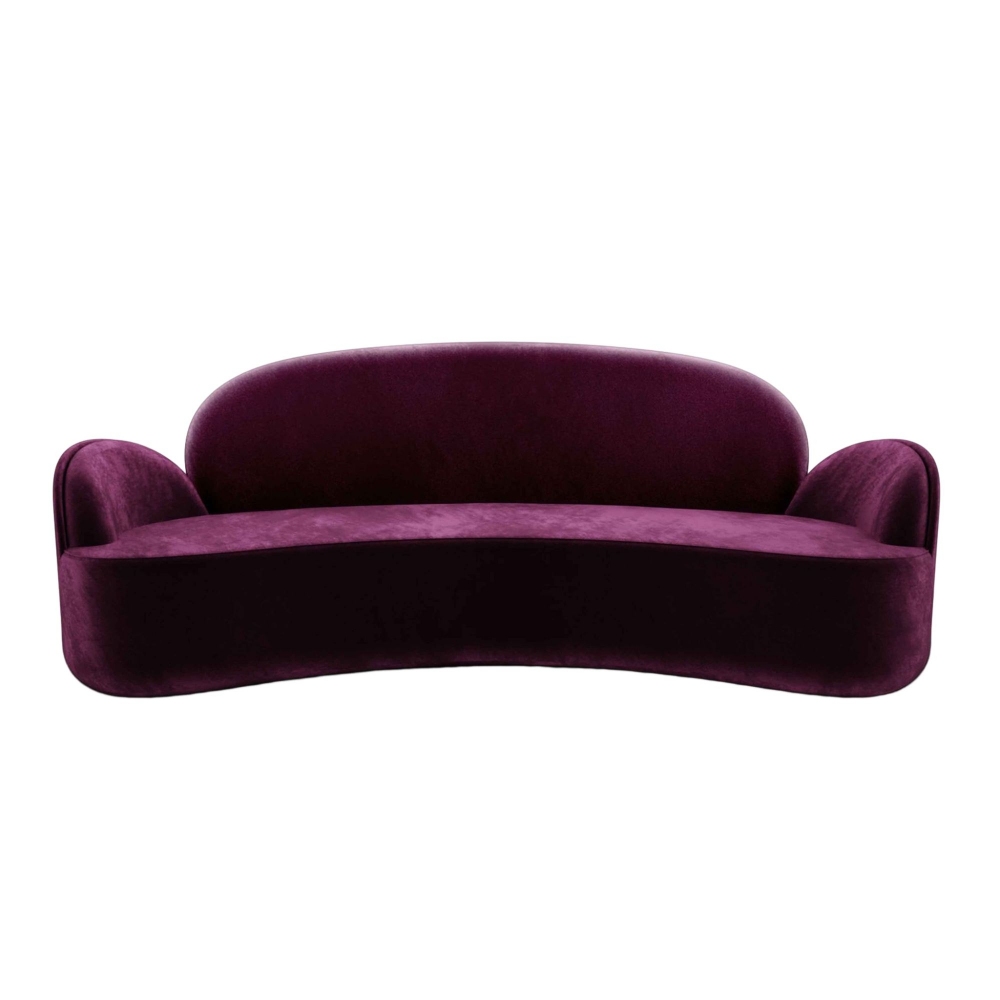 Scarlet Splendour Strings 3-seater Sofa