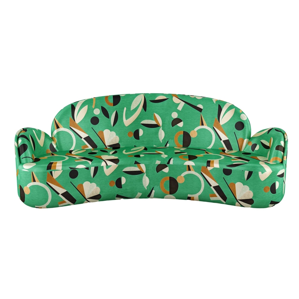 Scarlet Splendour Strings 3-seater Sofa